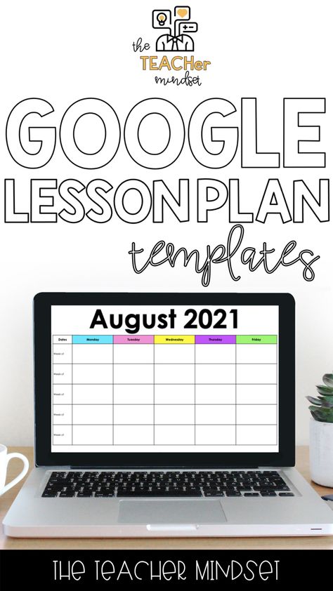 Get organized this school year with my FREE Digital Daily and Monthly Lesson Plan Templates. This freebie includes a monthly lesson planning calendar which runs from August-June. Each month includes a spot for five weeks of lesson plans for each month. Each day includes 5 spaces to add lesson plans. The daily lesson plan template will allow you to get more detailed with your lesson plans. It includes a spot for adding lesson plan details, materials and any other notes (i.e., differentiation note Weekly Lesson Plan Template Free, Monthly Lesson Plan, Daily Lesson Plan Template, Curriculum Template, Preschool Organization, Editable Lesson Plan Template, Middle School Special Education, Weekly Lesson Plan Template, Lesson Plan Template Free