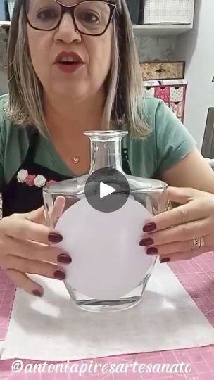 Reverse Decoupage Bottles, Diy Tequila Bottles Decor, Altered Bottles Tutorial, Decoupage Projects, 100k Views, Decoupage Ideas, Tequila Bottles, Altered Bottles, Bottle Crafts