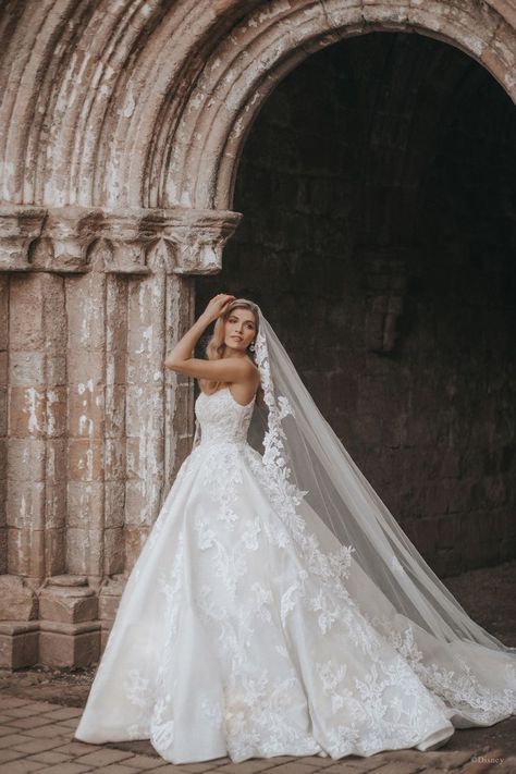 Disney Wedding Dress Collection, Disney Princess Wedding Dresses, Disney Princess Wedding, Disney Wedding Dresses, Fairy Tale Wedding Dress, Kleinfeld Bridal, Allure Bridals, Wedding Dresses Strapless, Wedding Dress Sizes