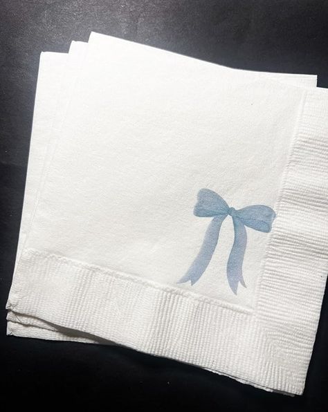 Amazon.com: Generic Blue Bow Bridal Shower Blue Bow Baby Shower - Cocktail, Napkins Set of 25, White : Home & Kitchen French Baby Shower Theme, Blue Bridal Shower Themes, Baby Shower Luncheon, Baby Shower Cocktails, French Baby Shower, Pearl Bridal Shower, Bow Baby Shower, Something Blue Bridal, White Baby Showers