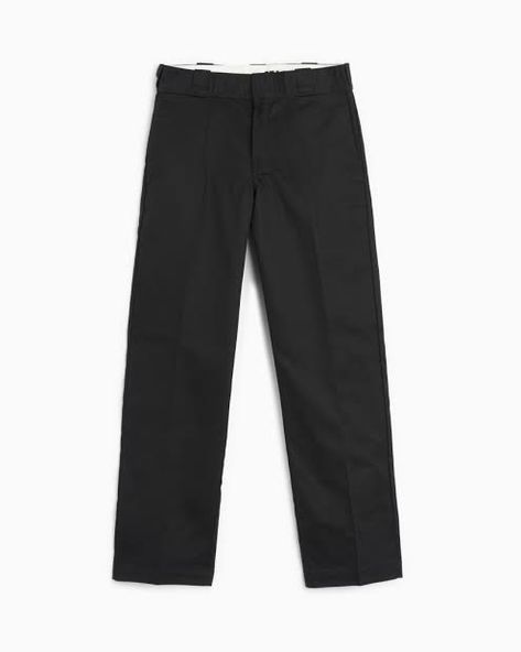 Dickies Black Pants, Trousers Runway, Dickies Pants Outfits Women, Outfit Trousers, Stussy Clothing, Pants Png, Timeless Closet, Chic Trousers, Gut Wrenching