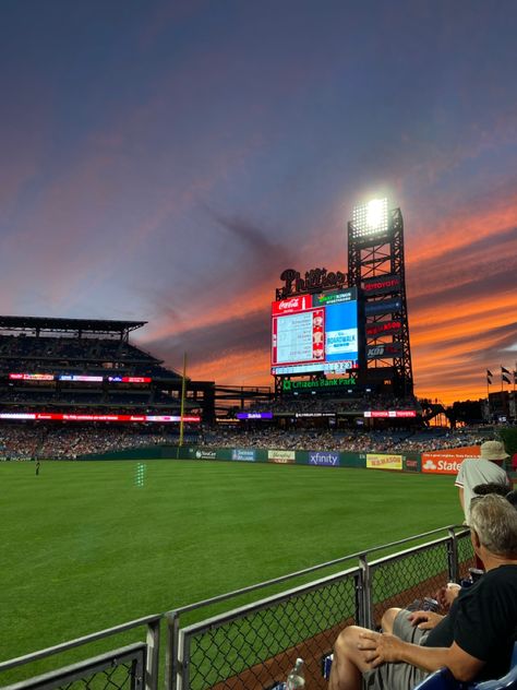 Phillies Game Aesthetic, Phillies Aesthetic, Phillies Stadium, Phillies Game, Yankees Game, Major League Baseball Stadiums, Citizens Bank Park, Sports Lifestyle, Philly Sports