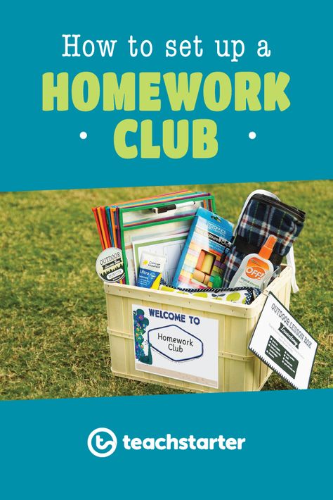 How to Set Up a Homework Club - Teach Starter Blog Homework is a hot topic. Homework should be meaningful and make links to the real world. Read this blog for tips and ideas on setting up a homework club to support students who find homework a challenge, plus teaching resources to make your life easier. No Homework Policy, Homework Club, English Homework, School Homework, Welcome Letters, Club Ideas, School Community, After School Program, Program Ideas