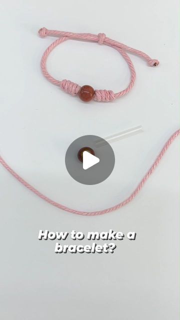 Diy Beach Bracelets, How To Crochet A Bracelet, How To Make Cord Bracelets, How To Make A Paracord Bracelet, Fabrication Bracelet, Ribbon Bracelet Tutorial, How To Make Bracelets With Beads, Kids Bracelets Diy, Leather Bracelet Diy