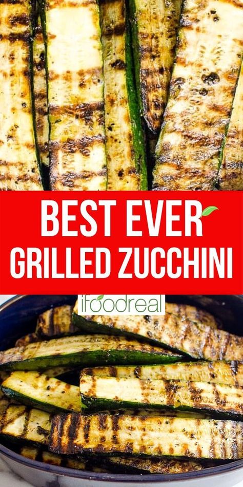 Grilled Side, Grilled Zucchini Recipes, Grilled Squash, Grilled Vegetable Recipes, Grilled Side Dishes, How To Cook Zucchini, Zucchini Recipe, Grilling Sides, Zucchini Chips