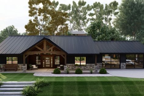 Country Craftsman House, Barn Plan, Vaulted Great Room, Barn Style House Plans, Country Craftsman, Ranch Style House Plans, Craftsman Style House, Craftsman Style House Plans, Craftsman House Plan