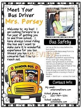 School Bus Driver Organization Ideas, School Bus Decoration Ideas, Bus Decorations, Bus Rules, School Bus Driving, School Bus Safety, Energy Bus, Bus Safety, Bus Driver Appreciation