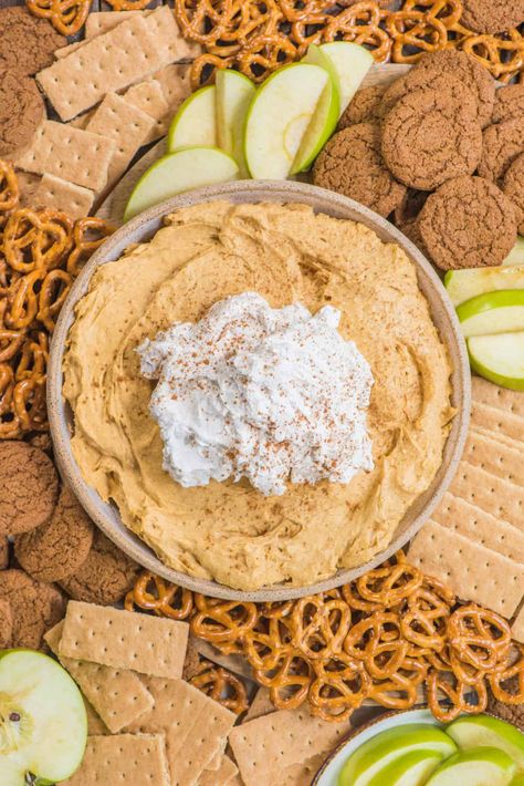 Pumpkin dip is an easy no bake pumpkin dessert the whole family will love! Serve pumpkin fluff with graham crackers, gingersnaps, apple slices or nuts. Fluff Dip, Pumpkin Fluff Dip, Pumpkin Pie Dip, Pumpkin Fluff, Pie Dip, No Bake Pumpkin, Pumpkin Dip, Pumpkin Pie Mix, Dip Recipes Easy