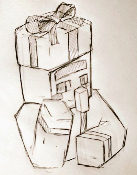 Miniature Sketches, Easy Manga Drawings, Easy Manga, Minecraft Sketch, Minecraft E, Minecraft Fanart, Minecraft Drawings, Minecraft Steve, Minecraft Wallpaper