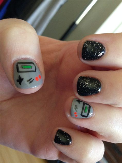 Nerd Nails, Nintendo, Nail Designs, Nail Art, Nails, Beauty, Design, Art, Nail Arts