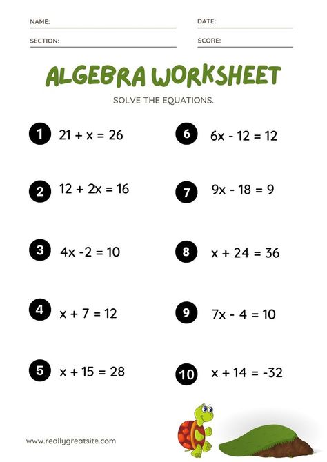 worksheet, worksheets, printable Basic Algebra Worksheets With Answers, Basic Algebra Worksheets, Algebra Equations Worksheets, Simple Equations, Multi Step Equations Worksheets, Algebraic Equations, Equations Worksheets, Algebra Math, Pre Algebra Worksheets