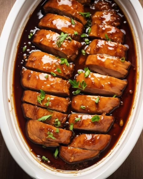 Honey Garlic Pork Tenderloin, Honey Garlic Glaze, Garlic Pork Tenderloin, Loin Roast Recipes, Honey Garlic Pork, Cooktop Cove, Pork Loin Roast Recipes, Pork Chop Recipes Baked, Pork Loin Recipes