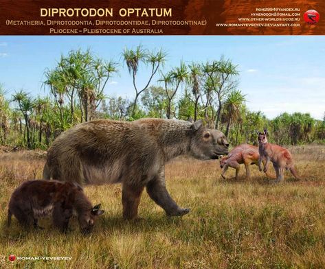 Cenozoic Animals, Dire Wolf, Prehistoric Mammals, Ancient Animals, Ground Sloth, Paleo Art, Prehistoric World, Extinct Animals, Prehistoric Creatures