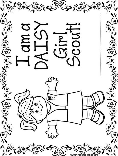 Daisy Girl Scout Certificate. Free printable Daisy Certificate coloring page is perfect for an Induction ceremony or recruiting event. Free printable available at MakingFriends®.com Girl Scout Daisy Petals Activities, Daisy Scout Activities, Daisy Girl Scouts Activities, Girl Scout Crafts Daisy, Girl Scout Leader Binder, Girl Scouts Daisy, Girl Scout Daisy Petals, Daisy Activities, Junior Girl Scout Badges