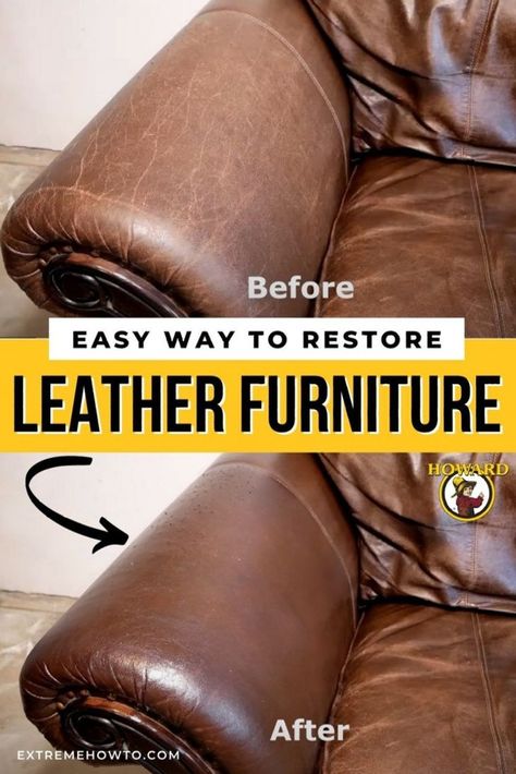 Homemade Leather Conditioner, Leather Conditioner Diy, Leather Couch Repair, Leather Furniture Repair, Diy Furniture Repair, Couch Repair, Diy Conditioner, Diy Leather Repair, Leather Restoration