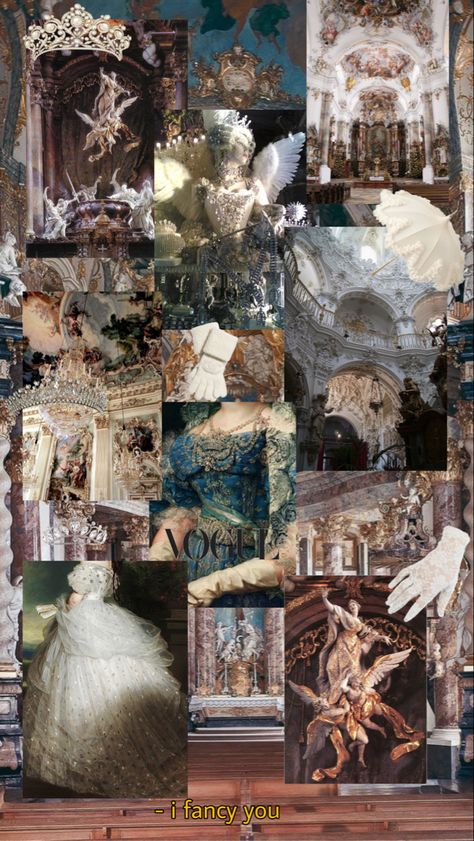 Baroque Astethic, Baroque Era Aesthetic, Baroque Mood Board, Baroque Fashion Modern, Baroque Aesthetic Fashion, Baroque Makeup, Baroque Clothing, Baroque Aesthetic, Fairy Academia