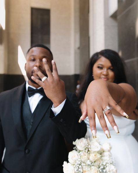 digitals from one of my fav civil ceremonies 🖤 . civil ceremony courthouse weddings downtown Black Civil Wedding, Court Wedding Pictures Photo Ideas, Civil Wedding Poses, Court Wedding Photography, Court House Photoshoot, Court Wedding Pictures, Courthouse Photoshoot Wedding, Courthouse Wedding Poses, Court Wedding Photos