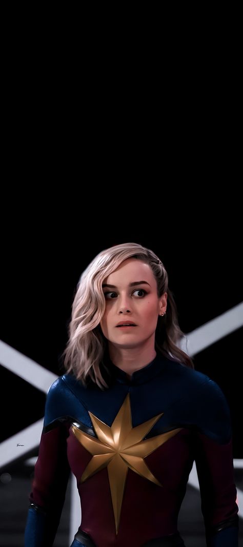 Brie Larson Wallpaper, Captain Marvel Wallpaper, The Marvels 2023, Marvel Hd, Kapten Marvel, Find Wallpaper, Captain Marvel Costume, Dc Comics Girls, Captain Marvel Carol Danvers