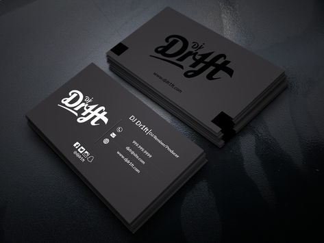 Freelancer Visiting Card, Dj Business Cards Ideas, Visiting Card For Graphic Designer, Dj Visiting Card Design, Tattoo Buissnes Card Ideas, Graphic Designer Name Card, Dj Business Cards Design, Business Card For Designer, Business Cards Design Ideas