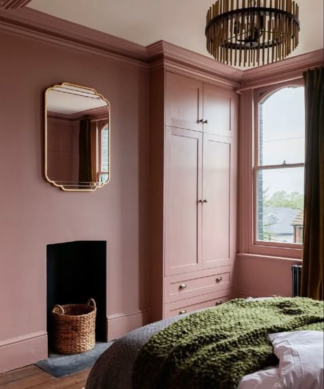 Sulking Room Pink, Pink Paint Colors, Victorian Bedroom, Pink Bedrooms, Bedroom Walls, Perfect Bedroom, Paint Colour, Pink Bedroom, Pink Room