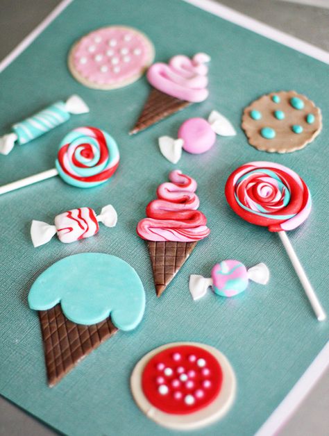 Ice Cream Lollipop, Decorating A Cake, Fondant Candy, Car Cakes, Handbag Cakes, Cakes Fondant, Candy Ice Cream, Fondant Bow, Fondant Rose