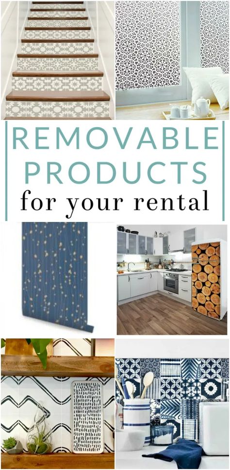 Try one of these genius damage-free and rental-friendly products for cute apartment decor today! Customize your rental & keep the landlord happy! Diy Home Decor For Apartments Renting, Renters Diy, Renter Friendly Decorating, Cute Apartment Decor, Rental Home Decor, Renters Decorating, Rental Kitchen, Cute Apartment, Trendy Apartment