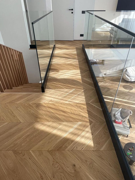 Our "Light Oak" chevron parquet flooring was recently chosen for an entire modern interior design house, showcasing its versatility and stunning impact. The installation over a concrete subfloor demonstrates its adaptability and the flawless finish that can be achieved.

Learn more 👉 https://www.hoffparquet.co.uk/natural-oak-chevron-parquet-flooring.html

Hoff Parquet – Chevron Wood Flooring Supply & Installation 


#HoffParquet #ChevronParquet #ScandinavianDesign #cleaninteriors Natural Parquet Floor, Parquet Chevron, Chevron Parquet, Parquet Wood Flooring, Flooring Light, Wood Parquet Flooring, Interior Design House, Parquet Flooring, Wood Flooring