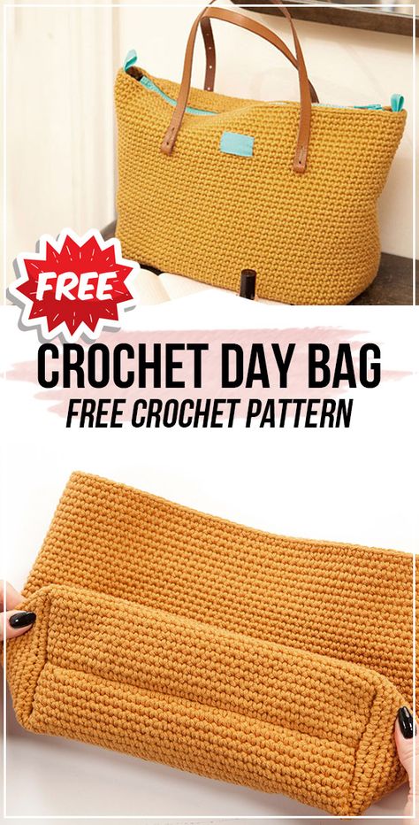 Bag Free Pattern, Tote Crochet, Latihan Dada, Free Crochet Bag, Confection Au Crochet, Crochet Bag Pattern Free, Bag Pattern Free, Crochet Market Bag, Crochet Clutch