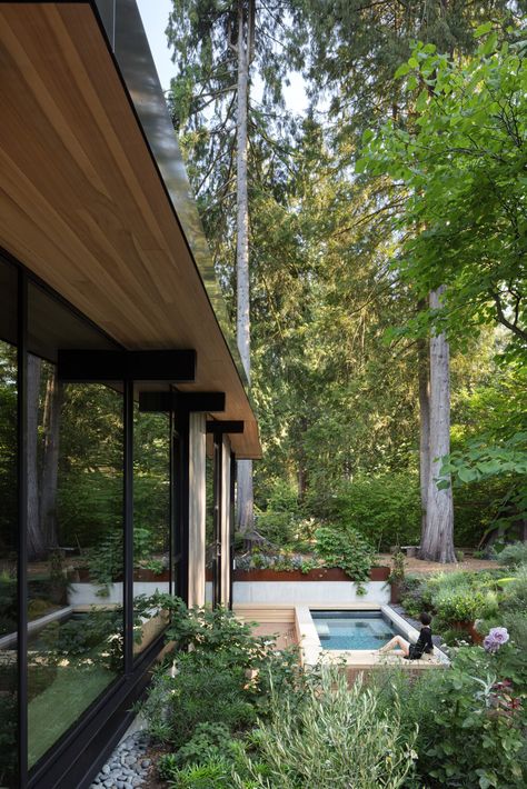 Olson Kundig and Erica Colpitts renovate mid-century Vancouver home Canadian House, Olson Kundig, Romantic Interior, Modernist Architects, Split Level House, Miami Houses, Midcentury Home, Mid Century Architecture, Huge Windows