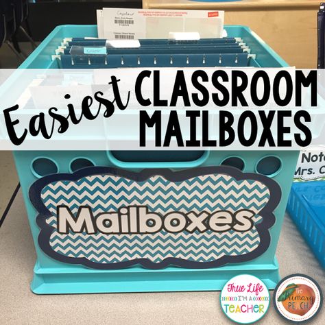 Easiest Classroom Mailboxes Ever | The Primary Peach | Bloglovin’ Classroom Mailbox, Student Mailboxes, Classroom Mailboxes, Teaching Organization, Class Organization, 5th Grade Classroom, Classroom Organisation, 4th Grade Classroom, 3rd Grade Classroom