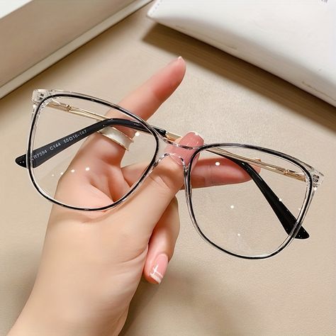 Faster shipping. Better service Fancy Glasses, Cute Glasses, Fashion Eye Glasses, Computer Glasses, Stylish Glasses, Fashion Eyeglasses, Prescription Eyewear, Eyewear Accessories, Eye Shapes