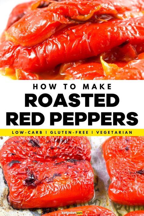 Stir Fry Ideas, Roasted Red Peppers Recipes, Tomatoes And Eggs, Baked Parmesan Tomatoes, Red Pepper Recipes, Stuffed Peppers Healthy, Stuffed Pepper Dip, Red Bell Peppers, Healthy Coffee