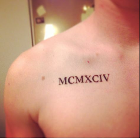 MCMXCIV (1994) Mmvii Tattoo Ideas, Tattoo Roman Numeral, 1994 Tattoo, Ankle Tats, Ankle Tat, Roman Numeral Tattoos, Forearm Sleeve, Medusa Tattoo, Awesome Tattoos