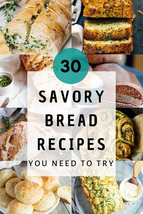 Bread Flavor Ideas, What Should I Bake, Bake Savory, Types Of Breads, Sandwich Buffet, Quinoa Bread, Savory Bread Recipe, Honey Wheat Bread, Cheese Bread Recipe