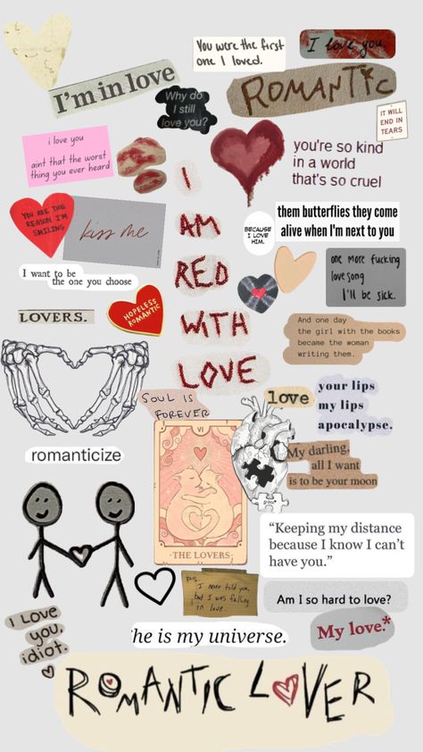 Aesthetic Pages For Journal, Scrapbook Stickers Printable Love Couple, Cute Love Stickers Printable, Love Stickers Printables Scrapbooking, Love Stickers Aesthetic, Scrapbook Drawings, Homemade Wallpaper, Presente Diy, Love Scrapbook