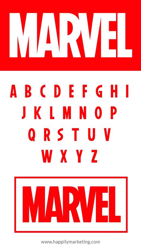 Marvel Font Download For Personal Use Free - 2023 4 Avengers Alphabet Letters, Marvel Fonts Alphabet, Marvel Calligraphy, Font Ideas Aesthetic, Marvel Lettering, Super Hero Font, Emo Font, Marvel Alphabet, Marvel Letters