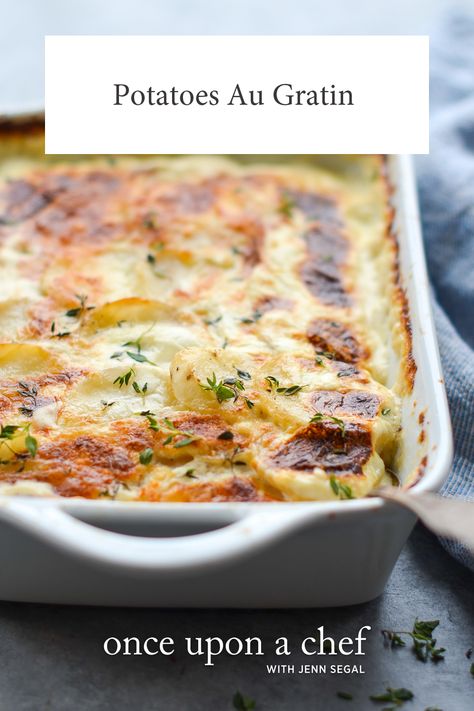 Potatoes Au Gratin Augratin Potatoes With Gruyere Cheese, Potatoe Gratin, Au Gratin Potato Recipes, Gratin Potatoes, Au Gratin Recipes, Best Thanksgiving Side Dishes, Once Upon A Chef, Herb Stuffing, 1 Percent