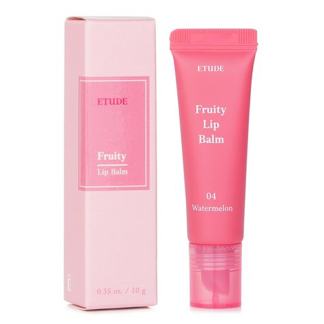 Fruity Lip Balm - #04 Watermelon Peach Lip Balm, Strawberry Lip Balm, Etude House, Body Skin Care, Face And Body, Lip Balm, Designing Women, Watermelon, Body Care