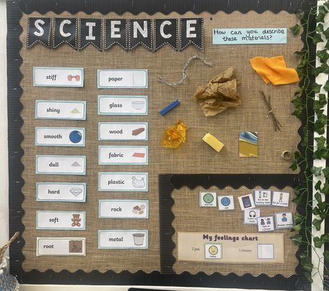 Hessian Classroom, Classroom Displays Ks2, Ks1 Science, Working Wall Display, Ks1 Classroom, Science Inspiration, Year 2 Classroom, Classroom Display Boards, Science Materials