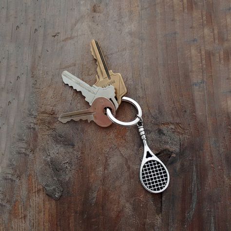 Tennis, Tennis Racket, Keychain, Tennis Keychain, Tennis Player Jewelry, Play Tennis, Coach Gift, Tennis Player Gift, Animal Rescue Tennis Keychain, Tennis Coach Gift, Kinds Of Love, Community Volunteering, Tennis Coach, Love Romantic, Handmade Sellers, Coach Gift, Dog Jewelry