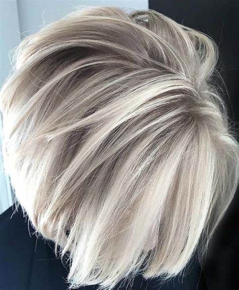 Platinový Blond, Blonde With Red Highlights, Ice Blonde Hair, Κούρεμα Bob, Balayage Blond, Hair Highlights And Lowlights, Kadeřnické Trendy, Ice Blonde, Fesyen Rambut