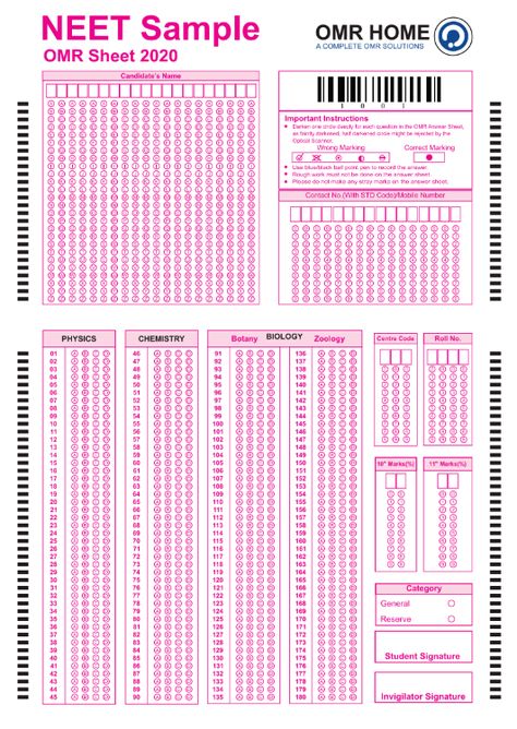 Download free NEET 2020 Sample OMR Sheet pdf designed by OMR Home. Now prepare all the NEET aspirants of your coaching with exact NEET exam pattern mock tests. Neet Omr Sheet, Neet Aspirant Wallpaper, Omr Sheet, Exam Wallpaper, Neet Notes, Learn Biology, Neet Exam, Biology Facts, Medical Wallpaper