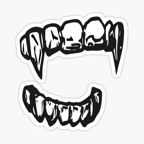 Sink your teeth into the allure of our captivating vampire teeth tattoo sticker. Embrace the dark elegance of black ink art with this mesmerizing design. Perfect for those craving a touch of mystique and sophistication. Get inspired and join the trend with this hauntingly stylish sticker for your Pinterest boards Vampire Teeth Tattoo, Teeth Tattoo, Teeth Drawing, Tooth Tattoo, Black Ink Art, Black Art Tattoo, Dark Elegance, Vampire Teeth, Lips Drawing