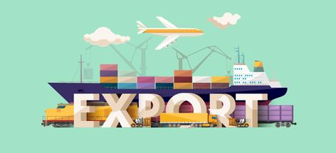 Import Business, Borders Online, Export Business, Cargo Ship, Typographic Poster, Media Sosial, Bank Of India, Creative Ads, Business Plan