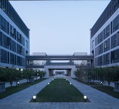 Gallery of New Campus of Taizhou High School / Architectural Design & Research Institute of SCUT - 13 High School Architecture, School Building Design, Campus Design, Computer Class, School Campus, Education Architecture, School Building, Research Institute, Education English