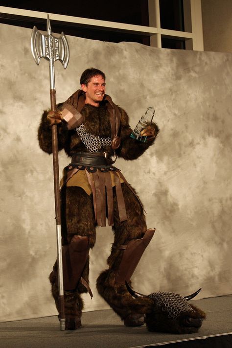 Minotaur Cosplay, Larp Monster, Minotaur Costume, Miraculous Holders, Stilt Costume, Lion Witch Wardrobe, Double Exposure Portrait, Custom Puppets, Lightning Thief