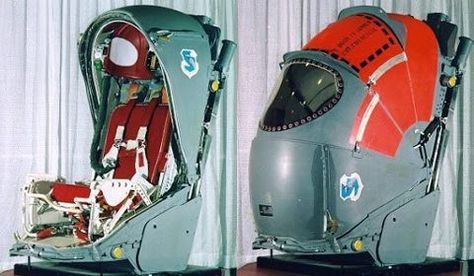 The Stanley B-58 Escape Pod Sun Eater, Strategic Air Command, Escape Pod, Ejection Seat, Pilot Seats, Delta Wing, Survival Equipment, Air Space, Civil Aviation