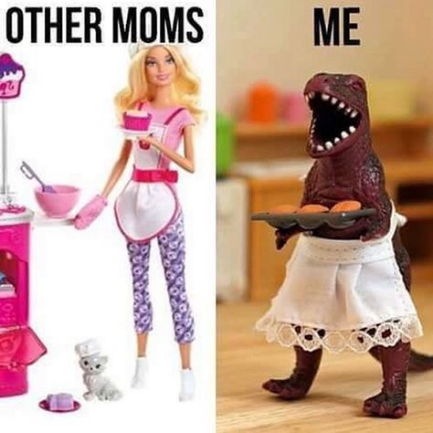 Other moms vs me Mom Memes, Parenting Memes, A Dinosaur, Chuck Norris, Mommy Life, Parenting Humor, E Card, Mom Quotes, Mom Humor