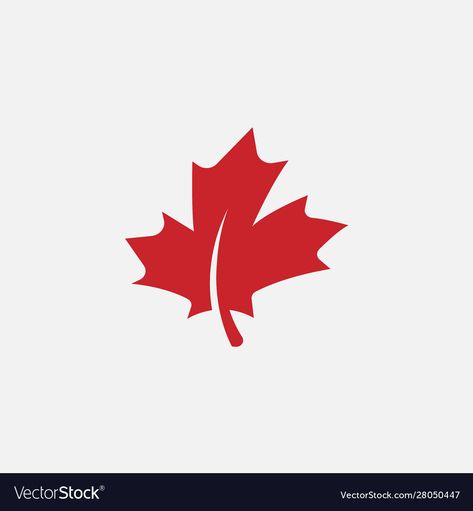 Maple Leaf Logo Design, Maple Leaf Vector, Maple Logo, Leaf Vector Illustration, Canadian Leaf, Canadian Symbols, Leave Logo, Maple Leaf Logo, Canada Logo