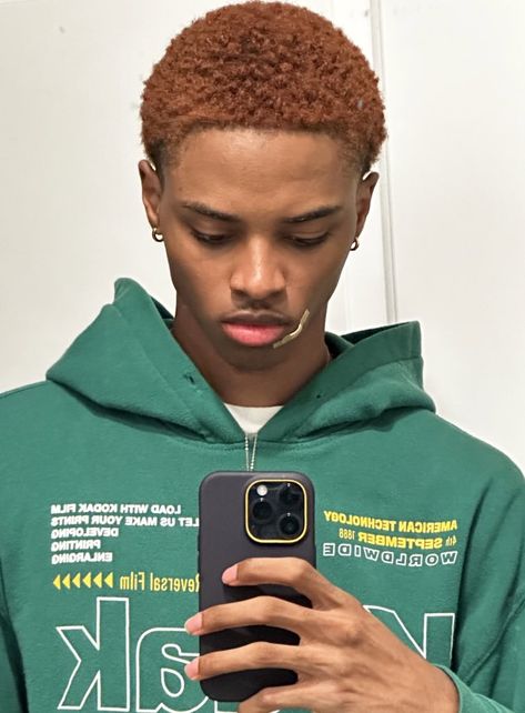 Black Men Hair Color Ideas, Brown Hair Dye Men, Black Men Hair Colour, Afro Hair Tutorial, Ginger Hair Dyed, Bleached Hair Men, Mens Twists Hairstyles, Waves Hairstyle Men, Afro Hairstyles Men